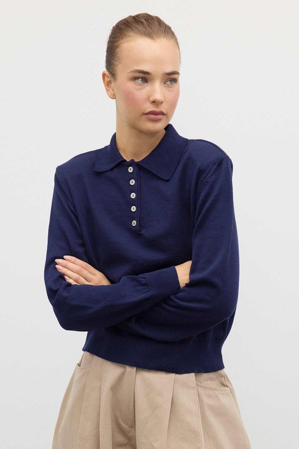 CASTELLI POLO TRİKO KAZAK Lacivert