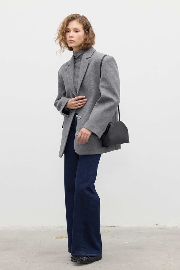 SARAYA BLAZER CEKET Antrasit