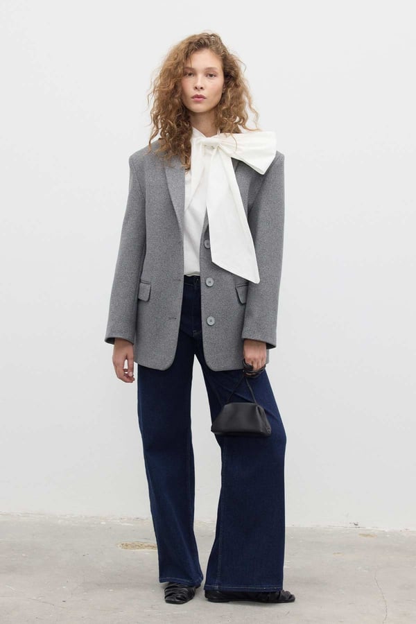 SARAYA BLAZER CEKET Antrasit