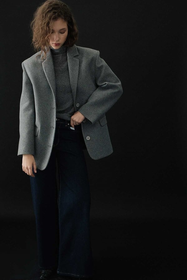 SARAYA BLAZER CEKET Antrasit