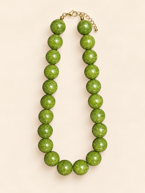     Olive Bead Kolye