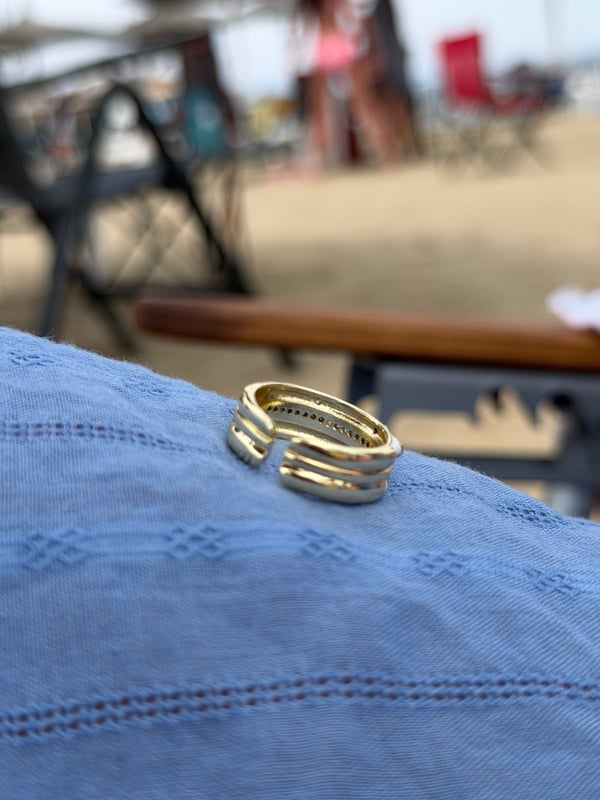     White Whisper Ring