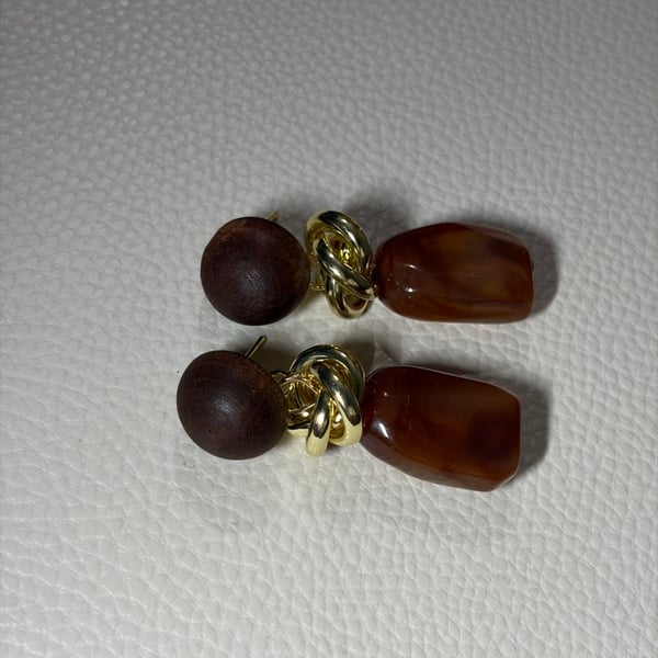 Amber Wood Drops