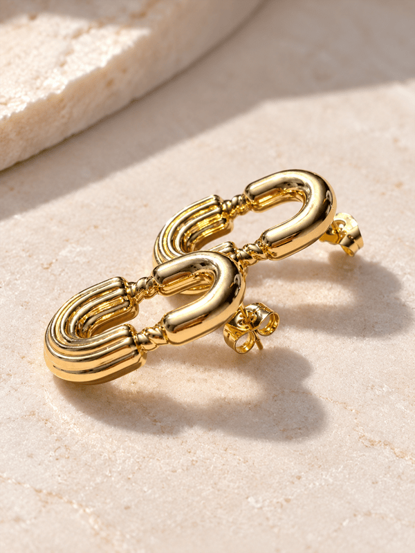 Aura Gold Küpe 