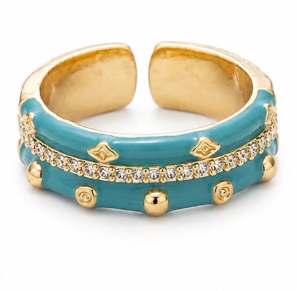 Azure Glow Ring
