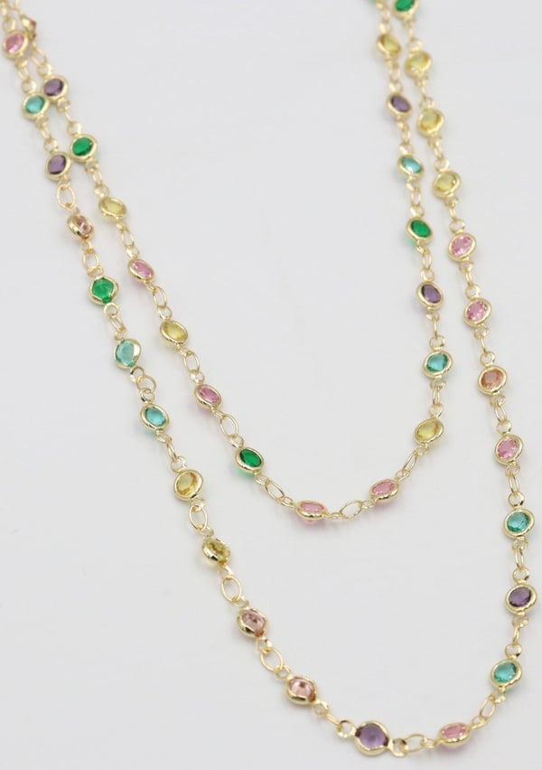 Color Drop Necklace