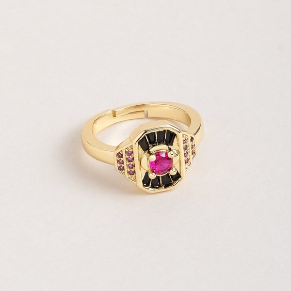 Crimson Noir Ring