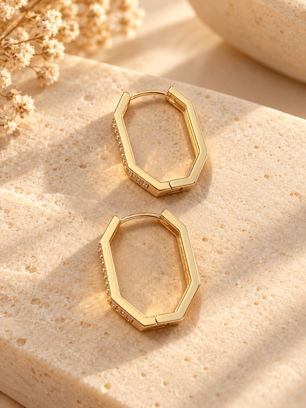 Crystal Edge Earrings
