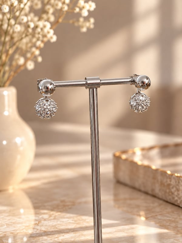 Eclat Silver Earrings 