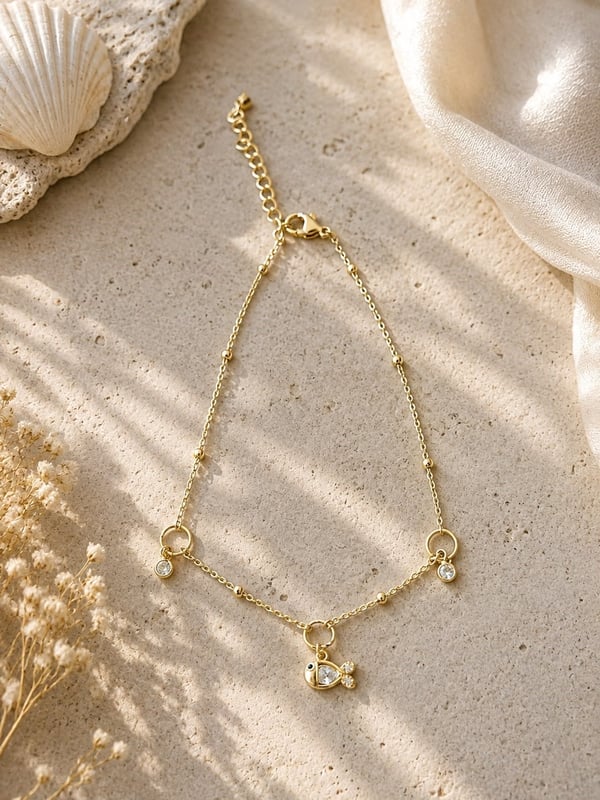 Fish Charm Anklet