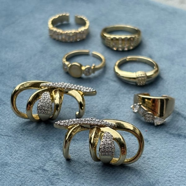 Gilded Ribbon Earrings