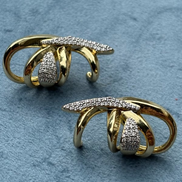 Gilded Ribbon Earrings