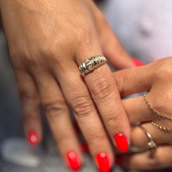 Gold Halo Ring