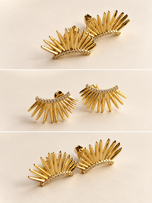 Golden Rays Earrings