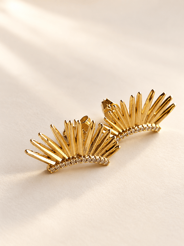 Golden Rays Earrings