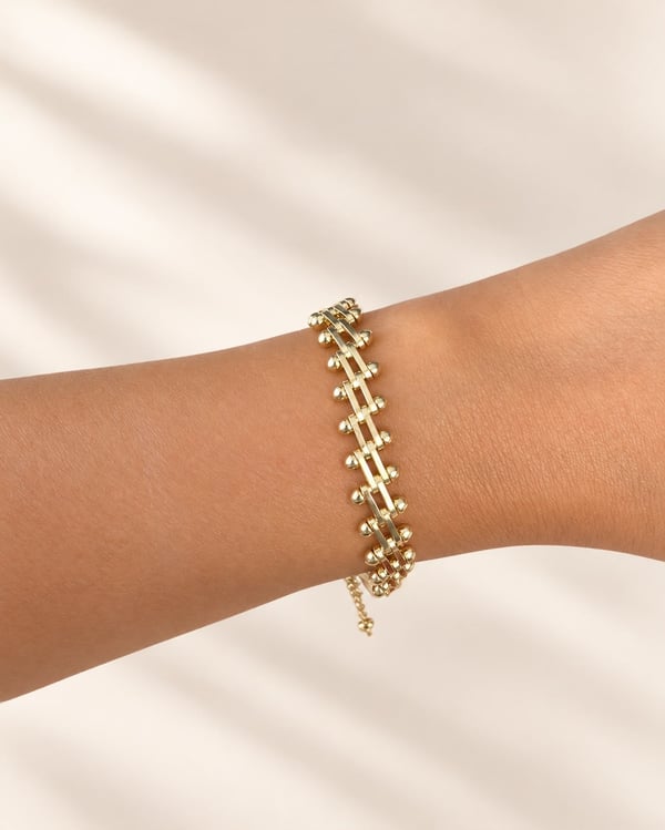 Golden Rhythm Bracelet
