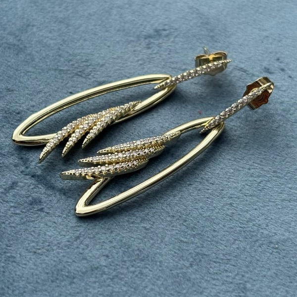 Golden Talon Hoops