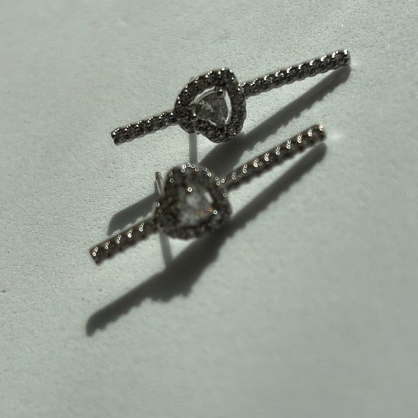 Heartline Studs
