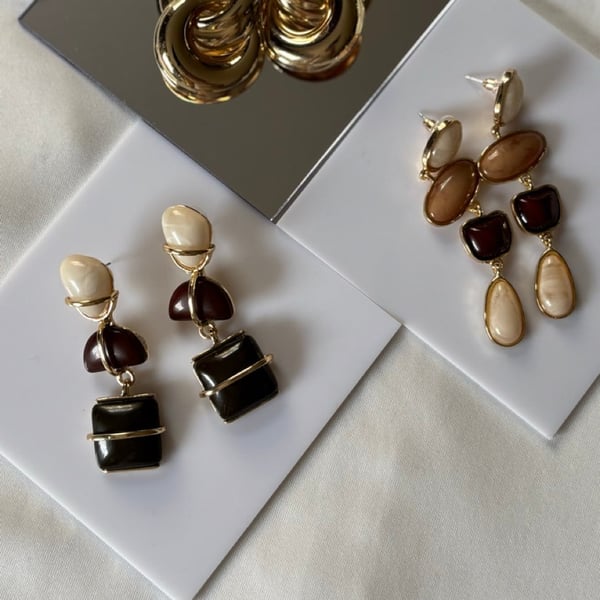 Ivory Ember Earrings