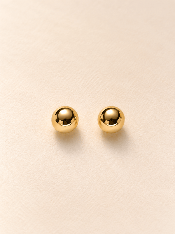 Midi Ball Gold Küpe