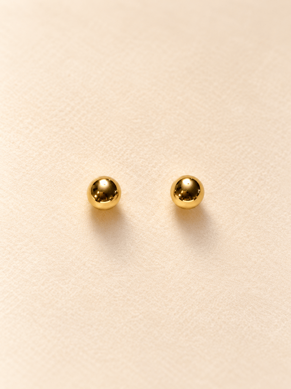 Mini Ball Gold Küpe