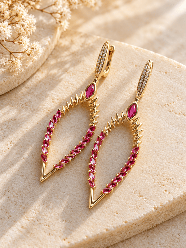 Pink Majesty Earrings