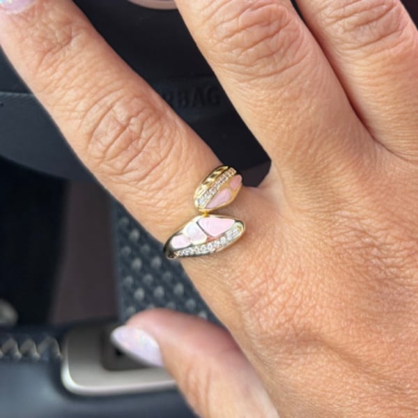 Pink Whisper Ring