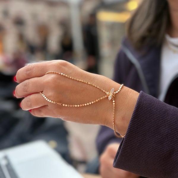 Queen Bee Hand Chain
