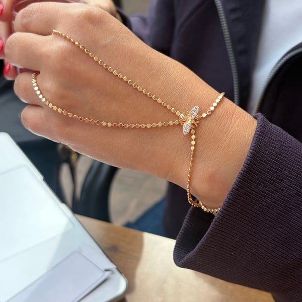 Queen Bee Hand Chain