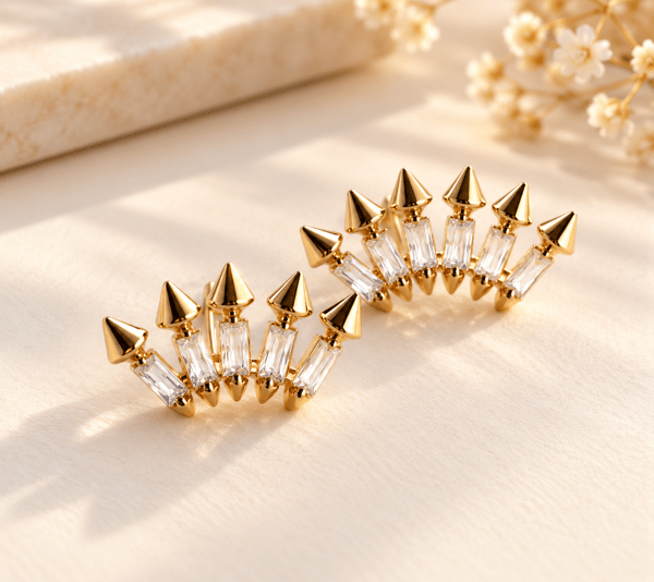 Royal Spikes Earrings