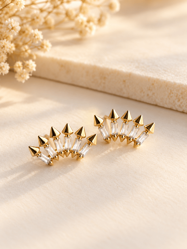 Royal Spikes Earrings