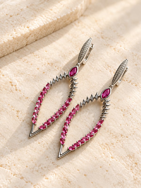 Silver Majesty Earrings