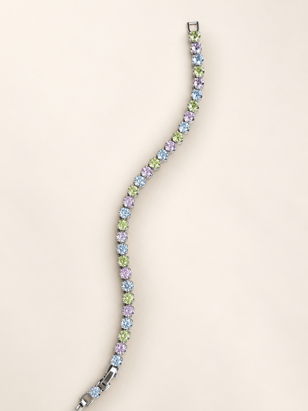Silver Rainbow Bilezik