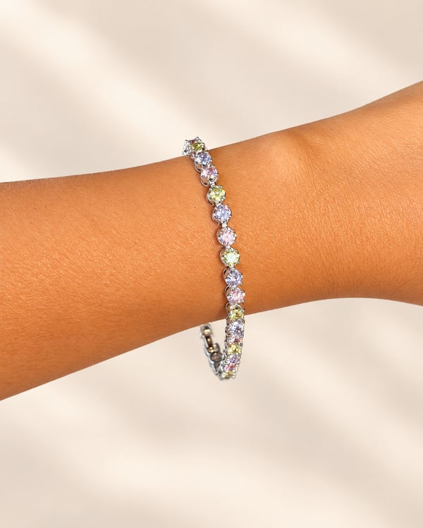 Silver Rainbow Bilezik