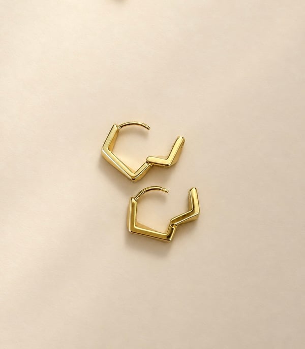 Small Square Hoops