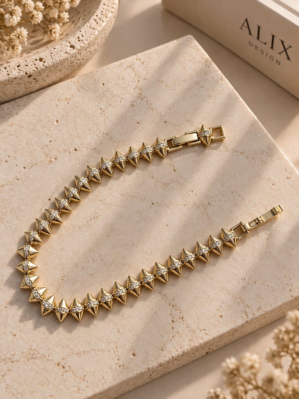 Spike Tennis Bracelet