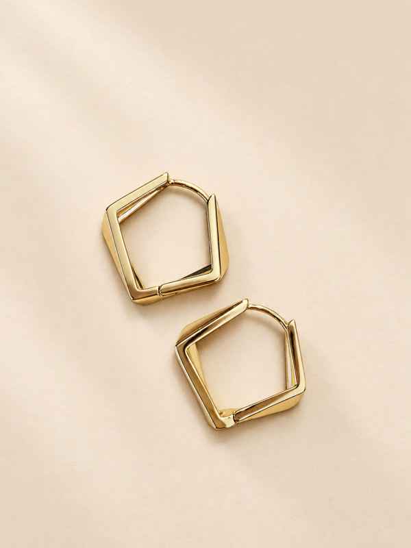 Square Luxe Hoops