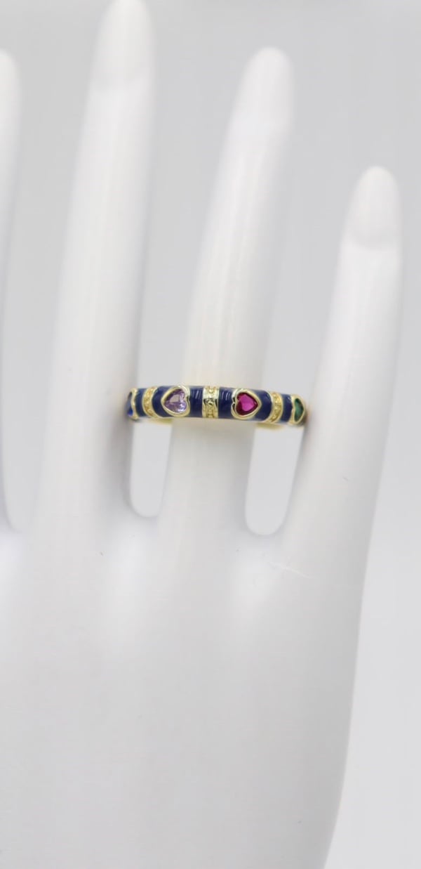 Sunset Mirage Pear Ring