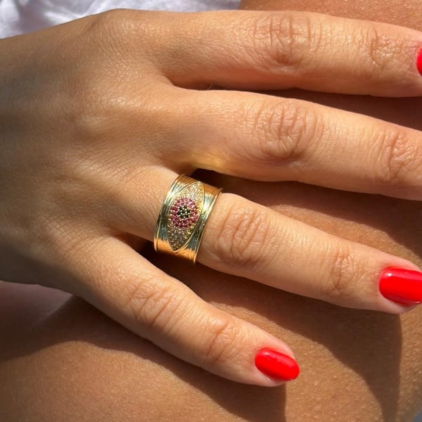Velvet Nazar Ring