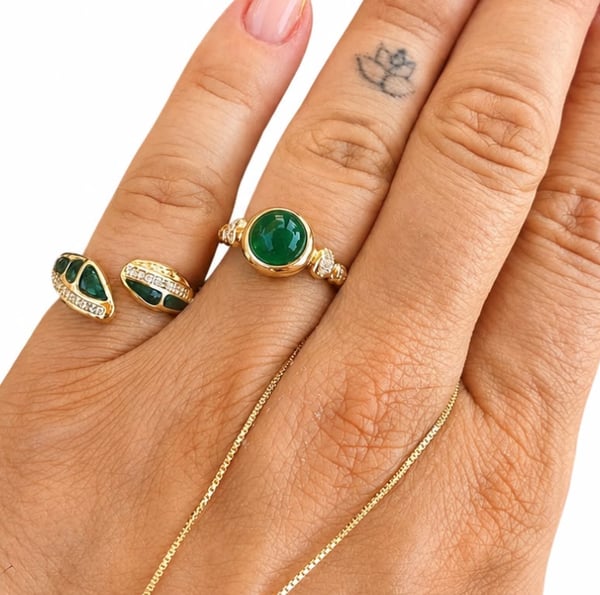 Verde Mosaic Ring