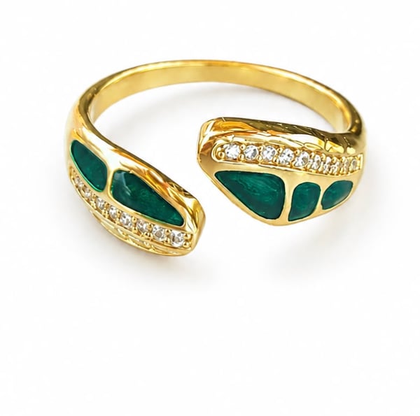 Verde Mosaic Ring