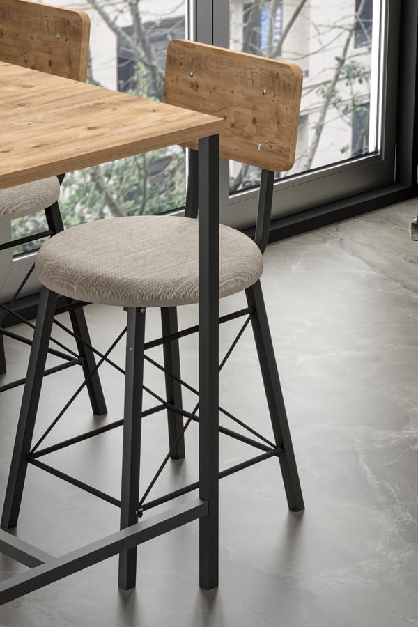 4 İMAJ SANDALYELİ ÇAM YEMEK MASASI 120/60 4621