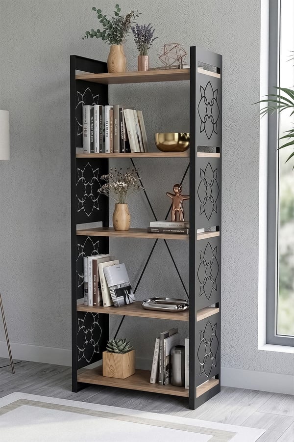 5 KATLI ENDÜSTRİYEL KİTAPLIK, ÇİÇEKLİK, ÇOK AMAÇLI RAF 2800