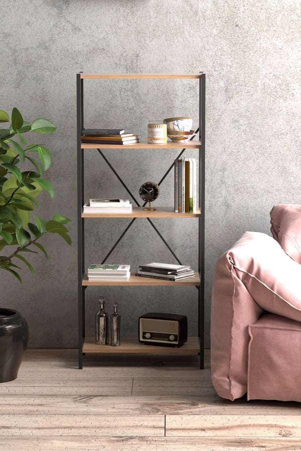 5 Katlı Kitap Rafı,Kitaplık, Çok Amaçlı Raf 2680