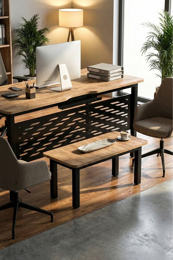 BÜRO MASASI ,OFİS MASASI, 140 CM. ÇALIŞMA MASASI 5140