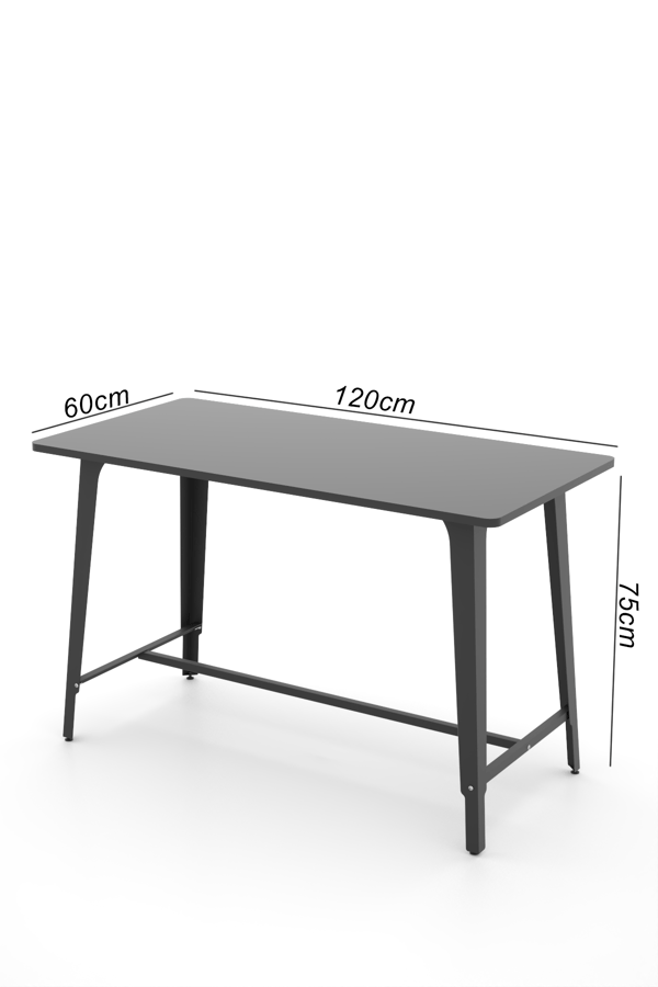 Cemre Antrasit 60X120 cm Yemek Masası, Mutfak masası