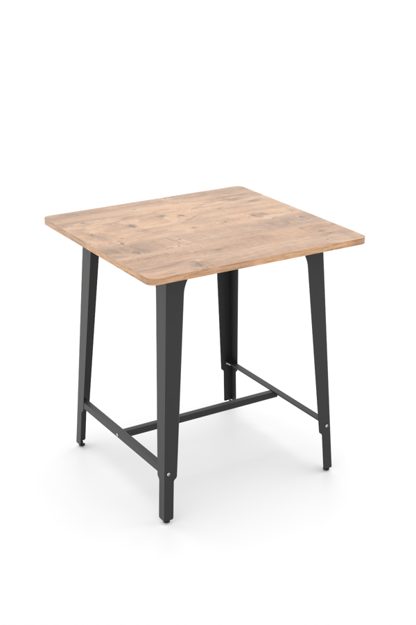 Mars Yemek Masası 70X70cm Çam Mutfak Masası, Balkon Masası
