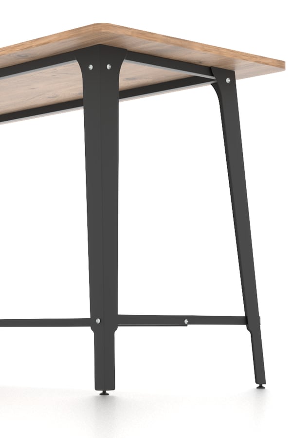 Mars Yemek Masası 70X70cm Çam Mutfak Masası, Balkon Masası