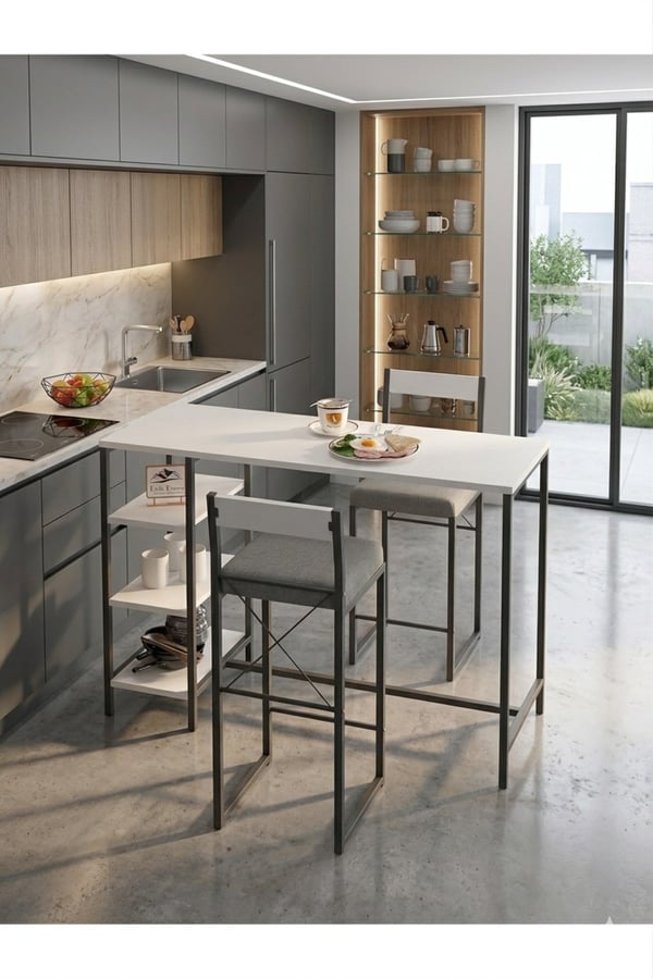RAFLI MİNDERLİ GOOD TAKIM BEYAZ 2654B