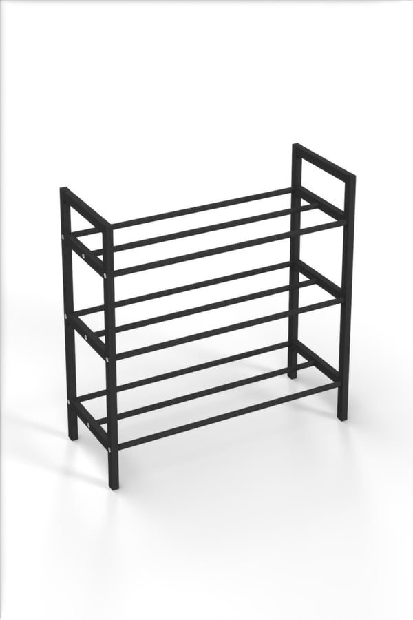 RETODESİGN 3 KATLI EKOL METAL AYAKKABILIK 1893